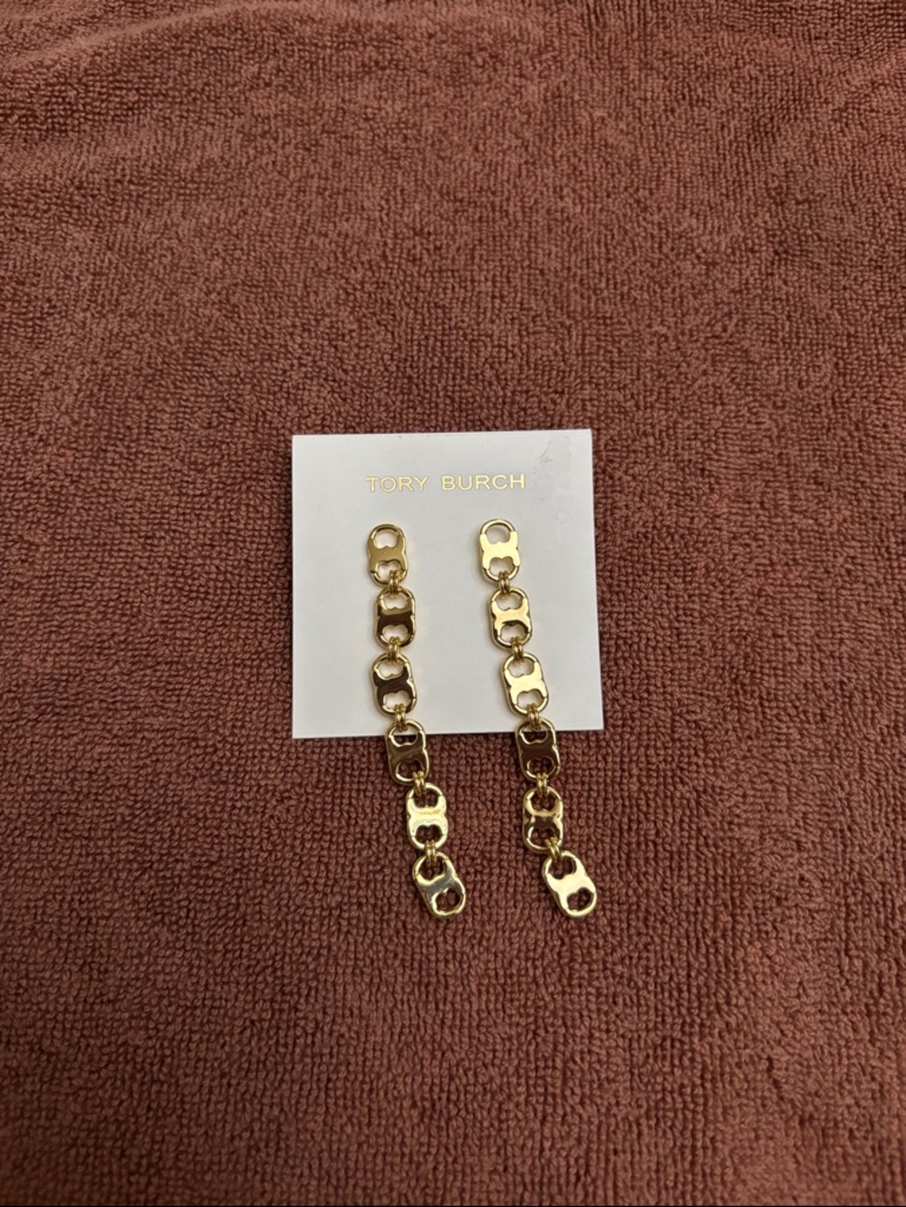Tory Burch Gold Gemini Link Earrings